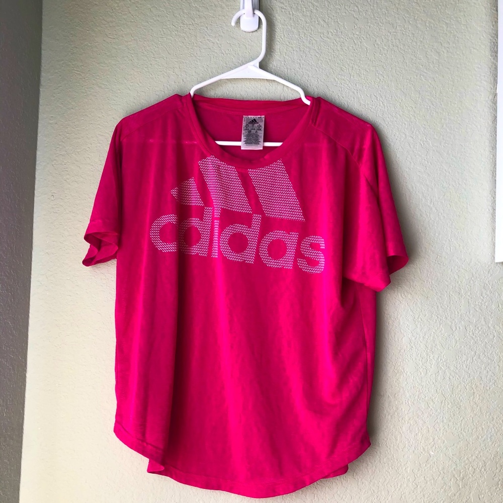 Pink Adidas top